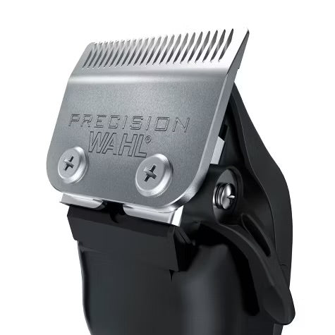 Wahl Chrome Cut Corded Electric Hair Clipper Kit with Self Sharpening Blades and 12 Haircutting Attachment Guards