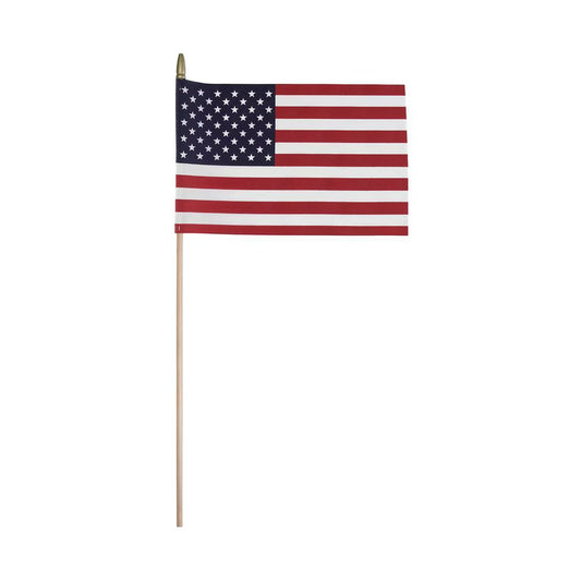 8"x12" Flag and Display: Betsy Flags Sentinel® Poly-Cotton, Fade Resistant, No Assembly Required, FMAA Certified