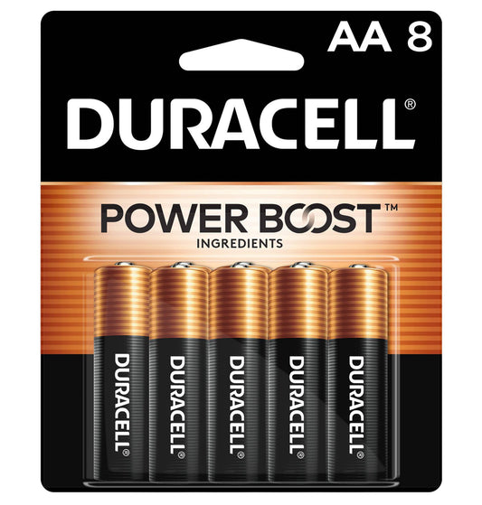 Duracell Coppertops AA Batteries- 8pk Alkaline Battery
