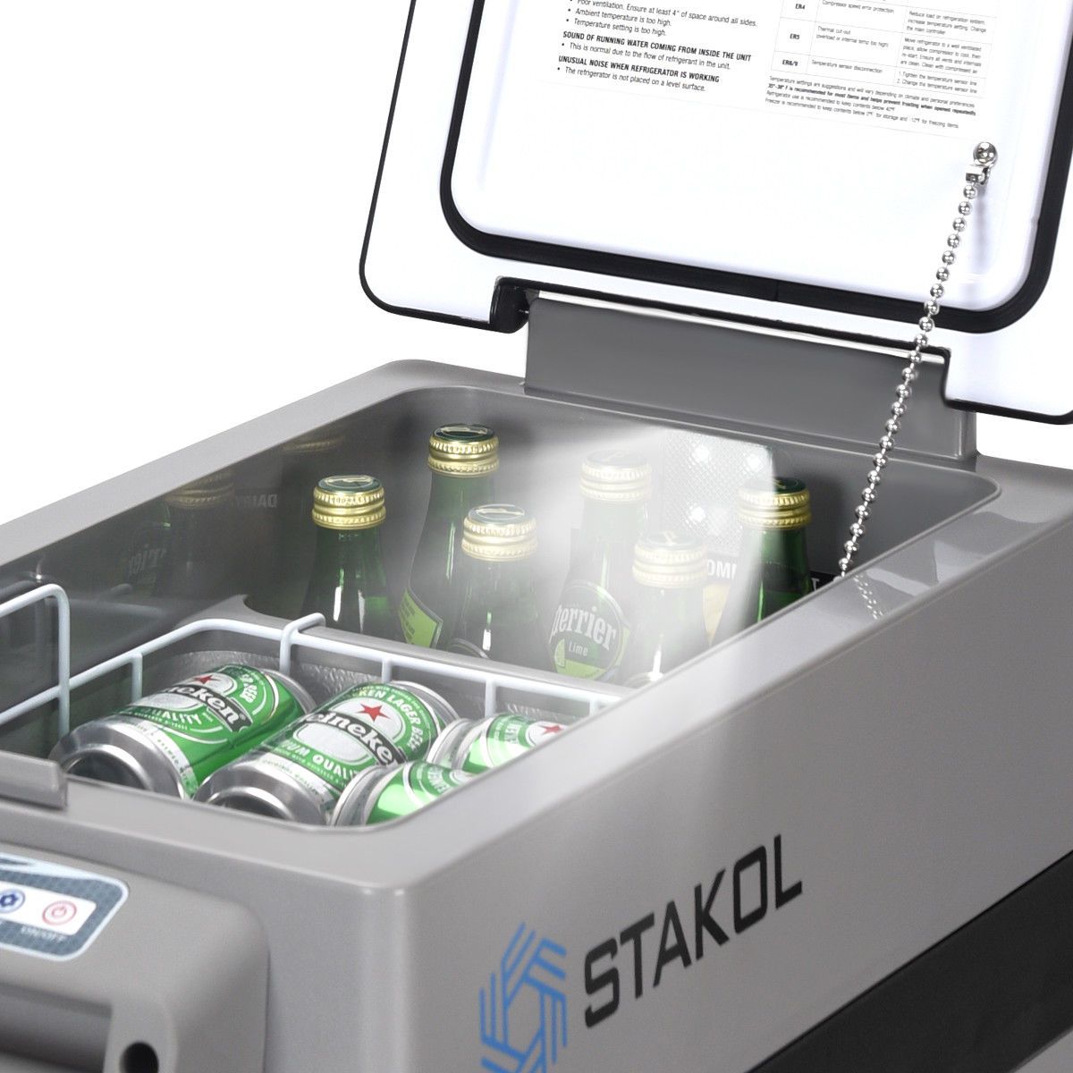 44 Quarts Portable Electric Car Cooler Refrigerator/Freezer Compressor for RVs Camping