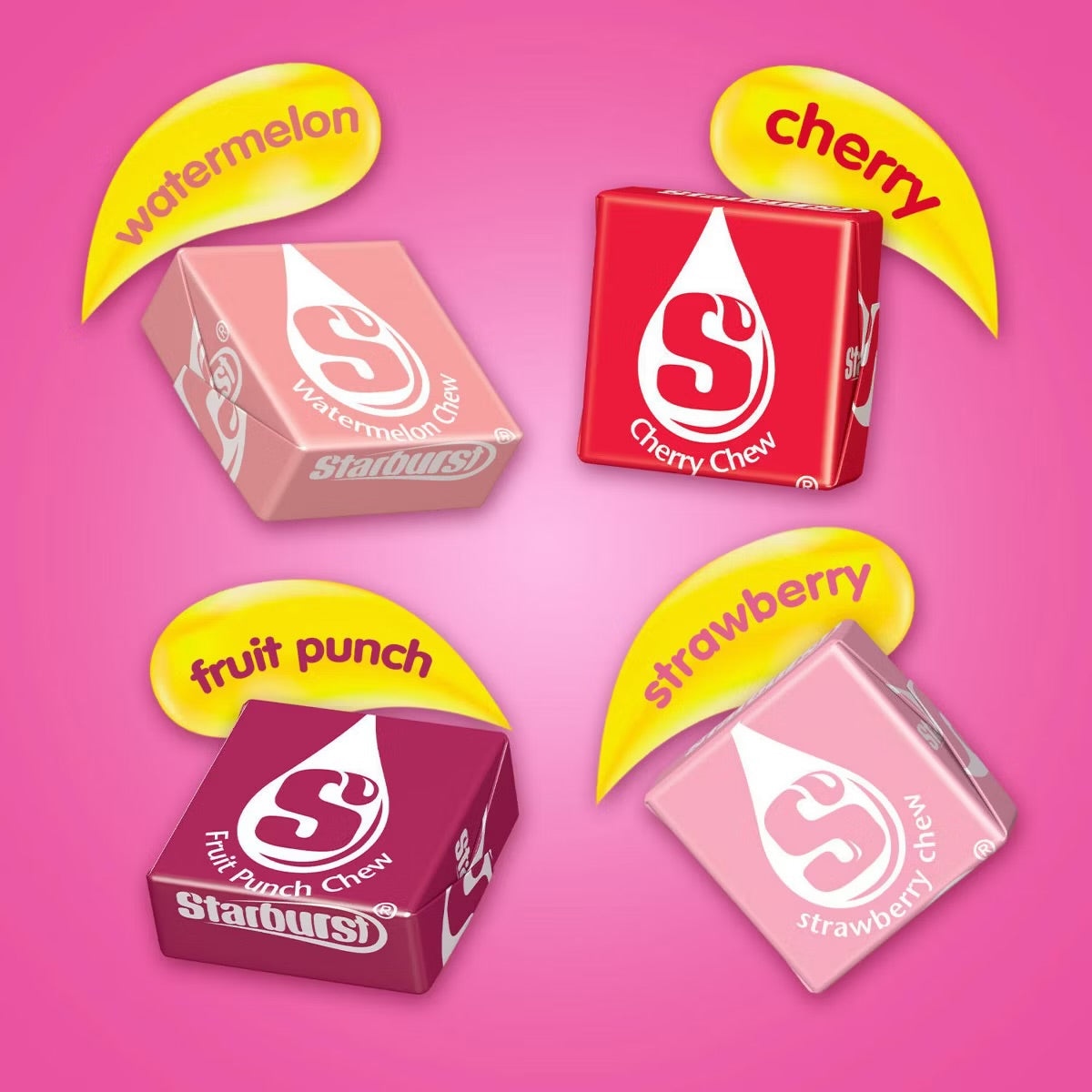 Starburst FaveREDs Candy Fruity Chewy Candies Sharing Size Bag - 15.6oz