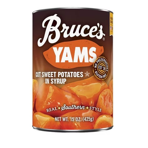 Bruce's Yams Cut Sweet Potatoes in Syrup