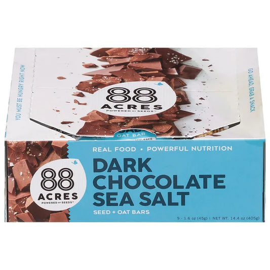 88 ACRES Seed + Oat Bars, Dark Chocolate Sea Salt, Sweet 'N' Salty