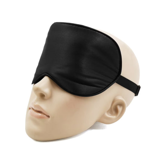 Unique Bargains Soft Silk Travel Eyes Pad Sleeping Eye Shade Cover Blindfold Eye Masks 1Pc