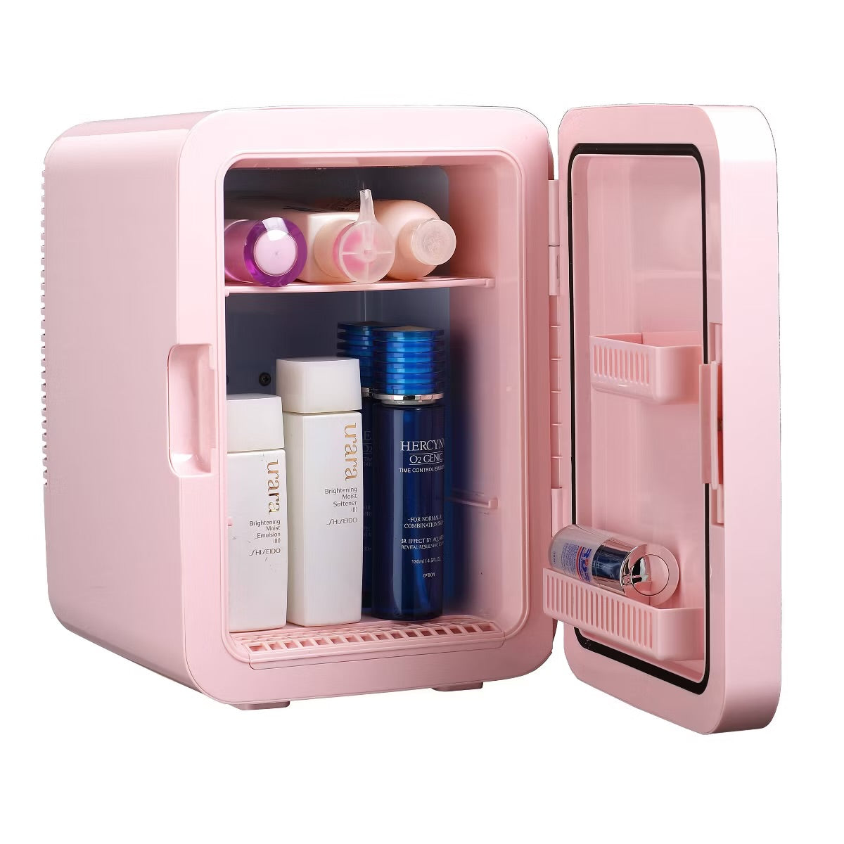 9 Can Mini Beauty Lighted Mirror Fridge
