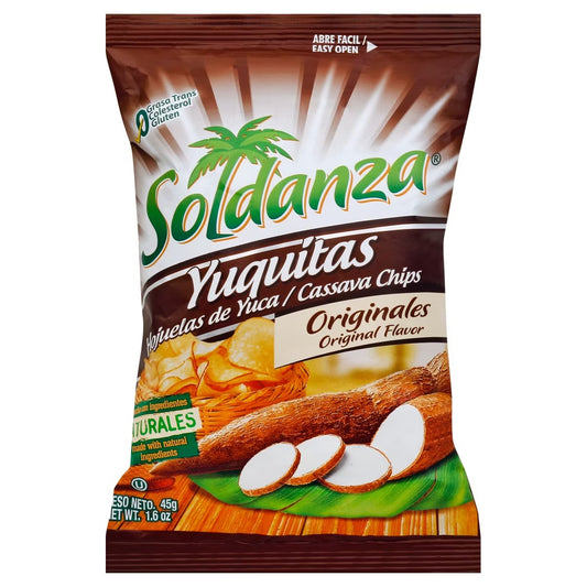 Soldanza Cassava Chips 1.6oz