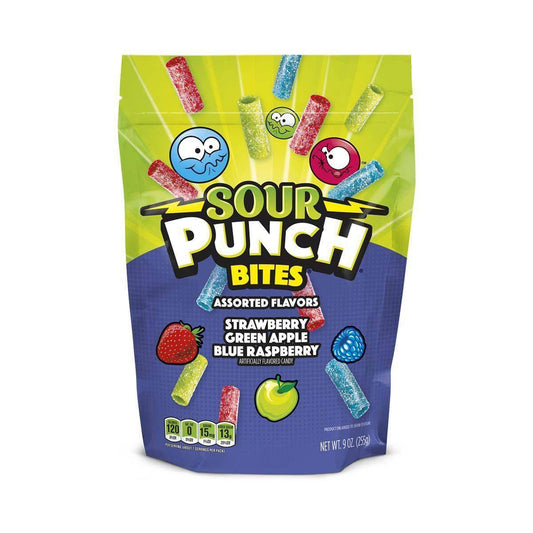 Sour Punch Assorted Flavor Bites Candy - 9oz