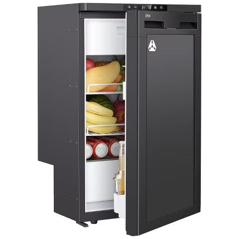 83L RV Refrigerator,Refrigeration range (-4℉-46℉),3 levels((H/M/L)) of battery protection, mini fridge for camping,APP Control, picnics, road trips