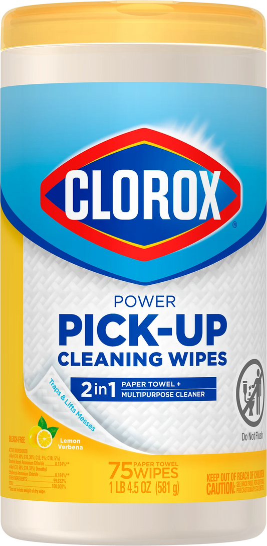 Clorox® Power Pick-Up Cleaning Wipes | Jasmine