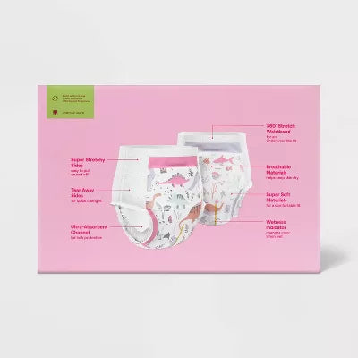 Girls Disposable Training Pants - up&up™ (Select Size and Count)