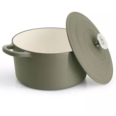 Crockpot Artisan 7 Quart Matte Enameled Cast Iron Dutch Oven
