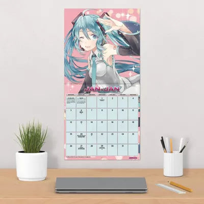 Trends International 2025 Hatsune Miku Bilingual French Wall Calendar