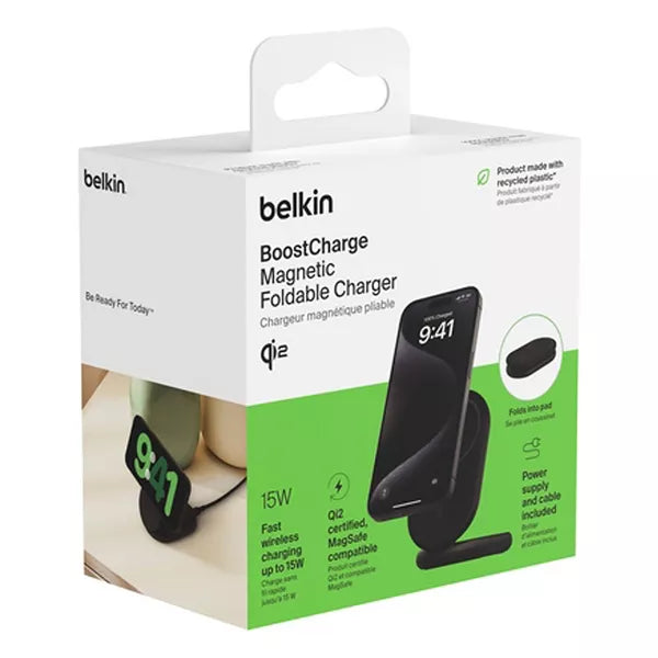 Belkin® BoostCharge Magnetic Foldable Wireless Charging Stand with 15-Watt Qi2 4.8 out of 5 stars with 74 reviews 74