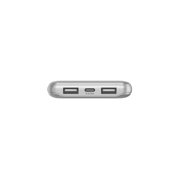 Belkin 10000mAh Power Bank 15W USB-A + USB-C - Silver