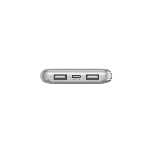 Belkin 10000mAh Power Bank 15W USB-A + USB-C - Silver