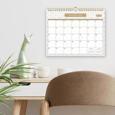 Blue Sky 2024 Wall Calendar 11"x8.75" North