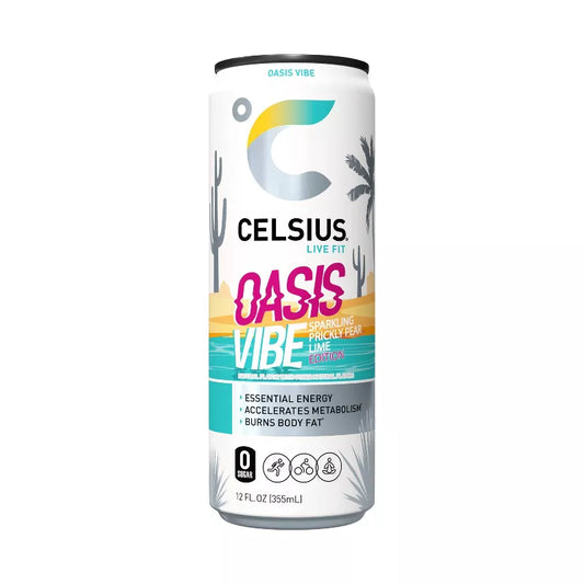 Celsius Sparkling Oasis Vibe Energy Drink - 12 fl oz Can