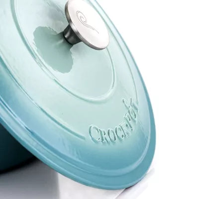 Crock-Pot Artisan 2 Piece 7 Quarts Enamled Cast Iron Dutch Oven