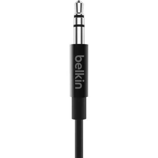 Belkin® RockStar™ 3.5 mm to USB-C® Audio Cable, 3 Feet in Black