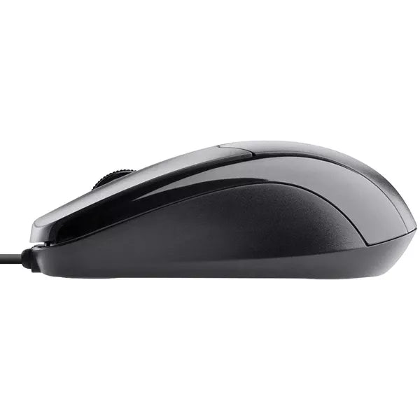 Belkin® Wired USB Ergonomic Mouse with 4.9-Ft. Cord, Black