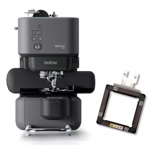 Brother Skitch Single-Needle Embroidery Machine with Artspira Connection and Magnetic 3"x3" Frame Attachment