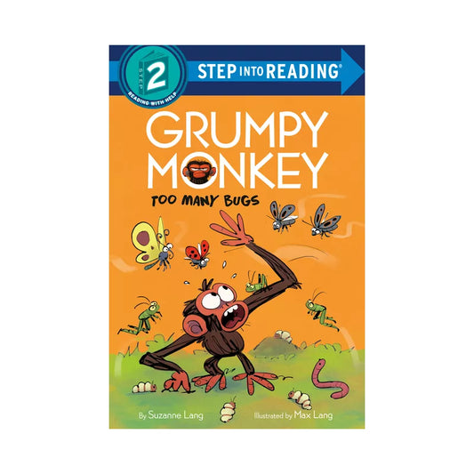 Grumpy Monkey Too Many Bugs - (Grumpy Monkey Step Into Reading) by Suzanne Lang (Paperback)