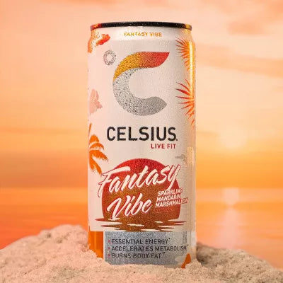 Celsius Sparkling Fantasy Vibe Energy Drink - 12 fl oz Can