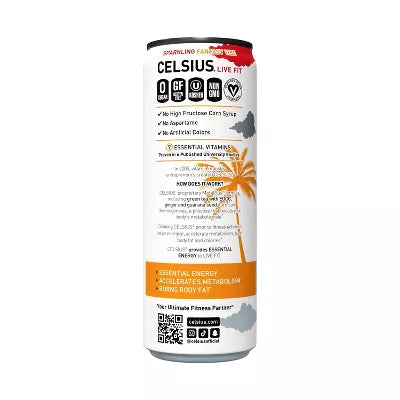Celsius Sparkling Fantasy Vibe Energy Drink - 12 fl oz Can