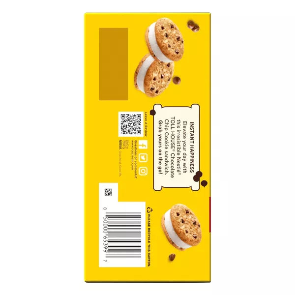 Toll House Mini Ice Cream Cookie Sandwiches - 12ct