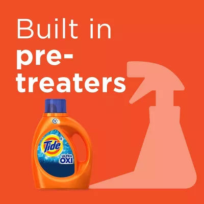Tide Plus Ultra Oxi HE Compatible Liquid Laundry Detergent Soap