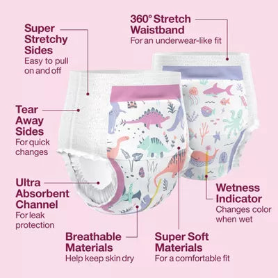 Girls Disposable Training Pants - up&up™ (Select Size and Count)