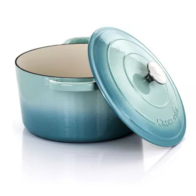 Crock-Pot Artisan 2 Piece 7 Quarts Enamled Cast Iron Dutch Oven