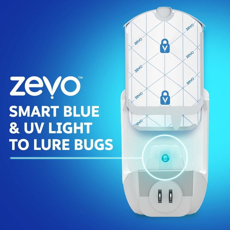 Zevo
Zevo Flying Insect Indoor Light Fly Trap Starter Kit, Catches House Flies, Fruit Flies, Gnats and More - 1 Trap + 3 Refills