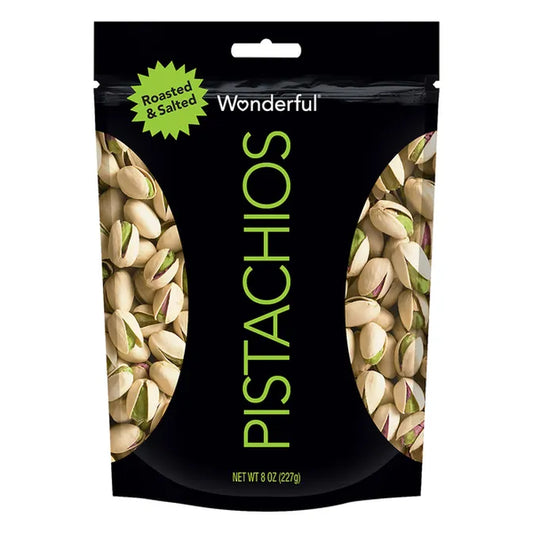 Wonderful Roasted & Salted Pistachios
8 oz