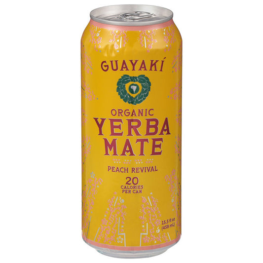 Guayakí Yerba Mate, Organic, Peach Revival