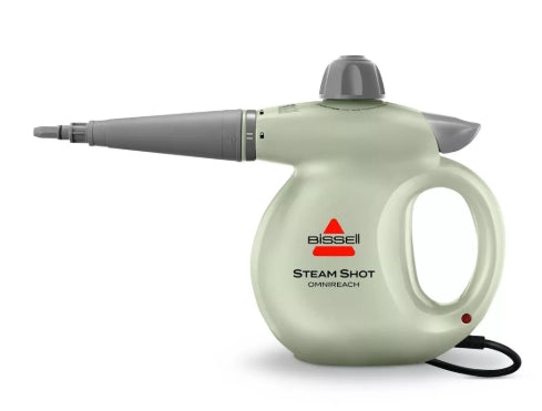 Bissell Steam Shot OmniReach - 4171L: Portable Electric Floor Cleaner, 6.6 Water Tank, 16ft Cord, Multipurpose Attachments