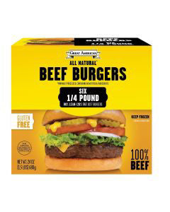 Clover Valley 100% Pure Beef Burgers,