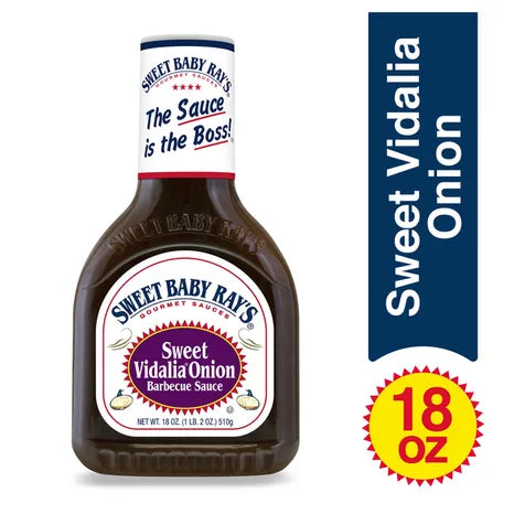 Sweet Baby Ray's Barbecue Sauce, Sweet Vidalia Onion AVAILABLE AT BINARY