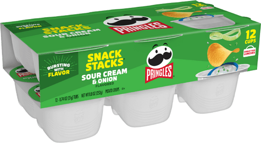Pringles® Snack Stacks Sour Cream & Onion Crisps