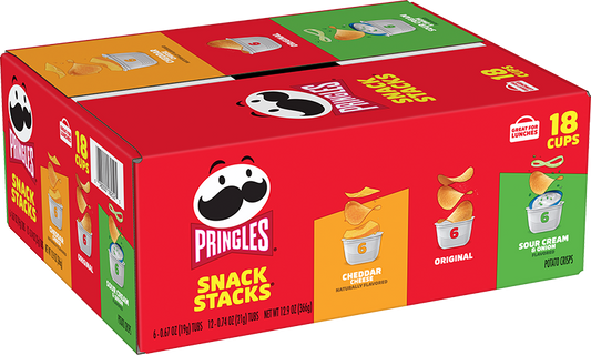 Pringles® Snack Stack Multipack, 3 Crisp Flavors