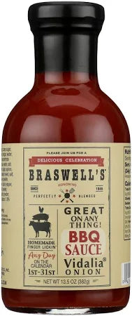 Braswell Vidalia Onion BBQ Sauce