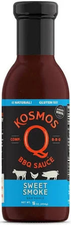 Sauce barbecue fumée douce Kosmos Q