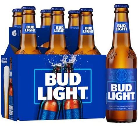 BUD LIGHT 12OZ Bud Light 6 Pack 12 Ounce Bottles