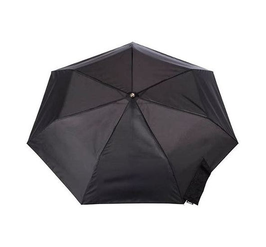 Totes Water Repellent Auto Open Close Folding Umbrella With Sunguard - Black